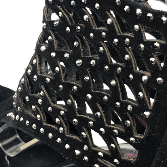 CHINESE LAUNDRY SILVER RHINESTONE PLATFORM HEEL - Picture 8 of 8